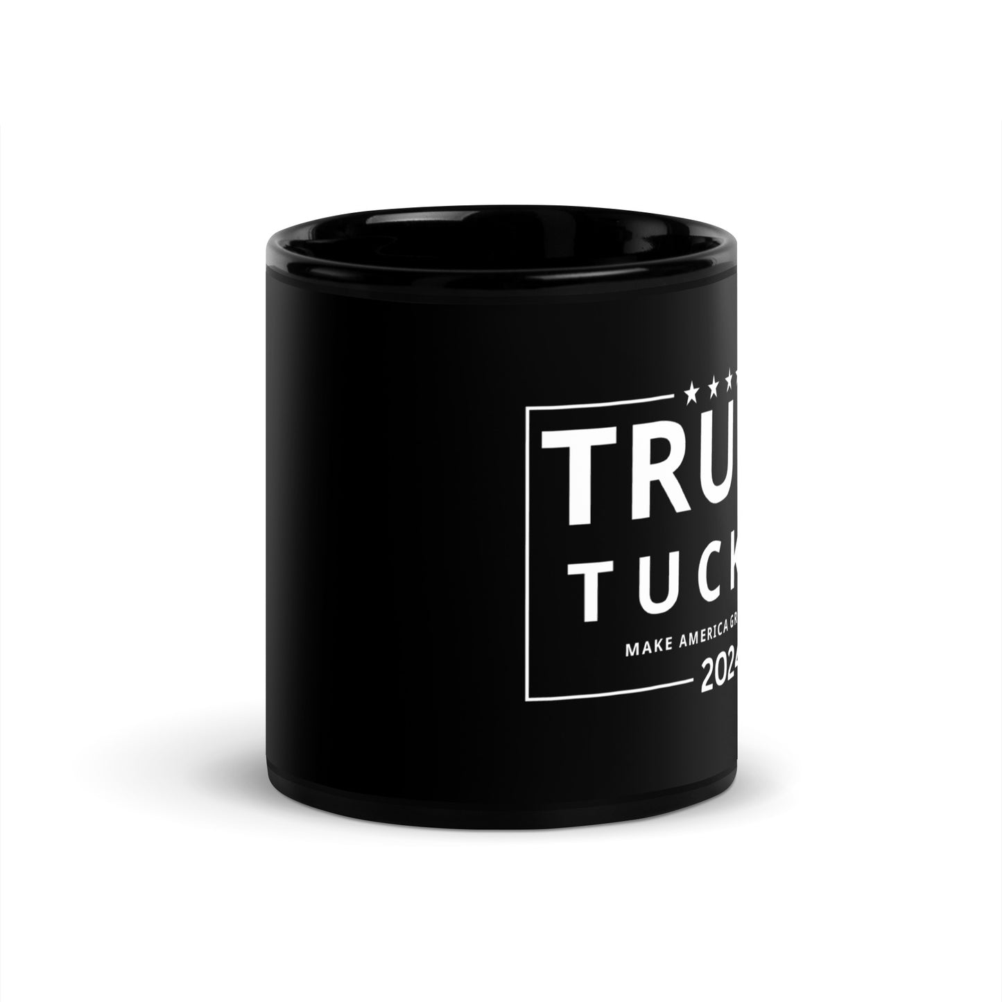 Trump-Tucker 2024 Black Glossy Mug