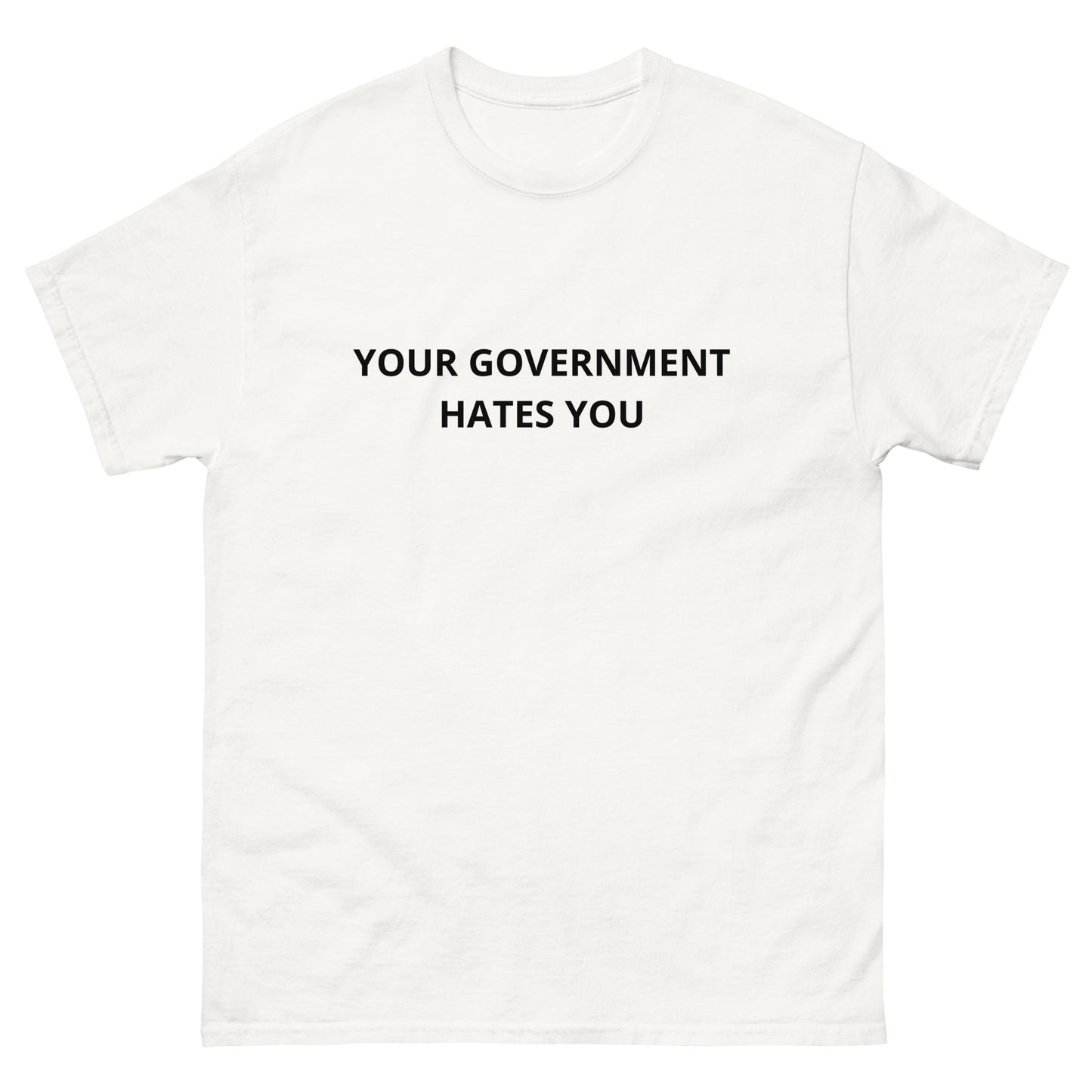 Your Government Hates You Tee Shirt
