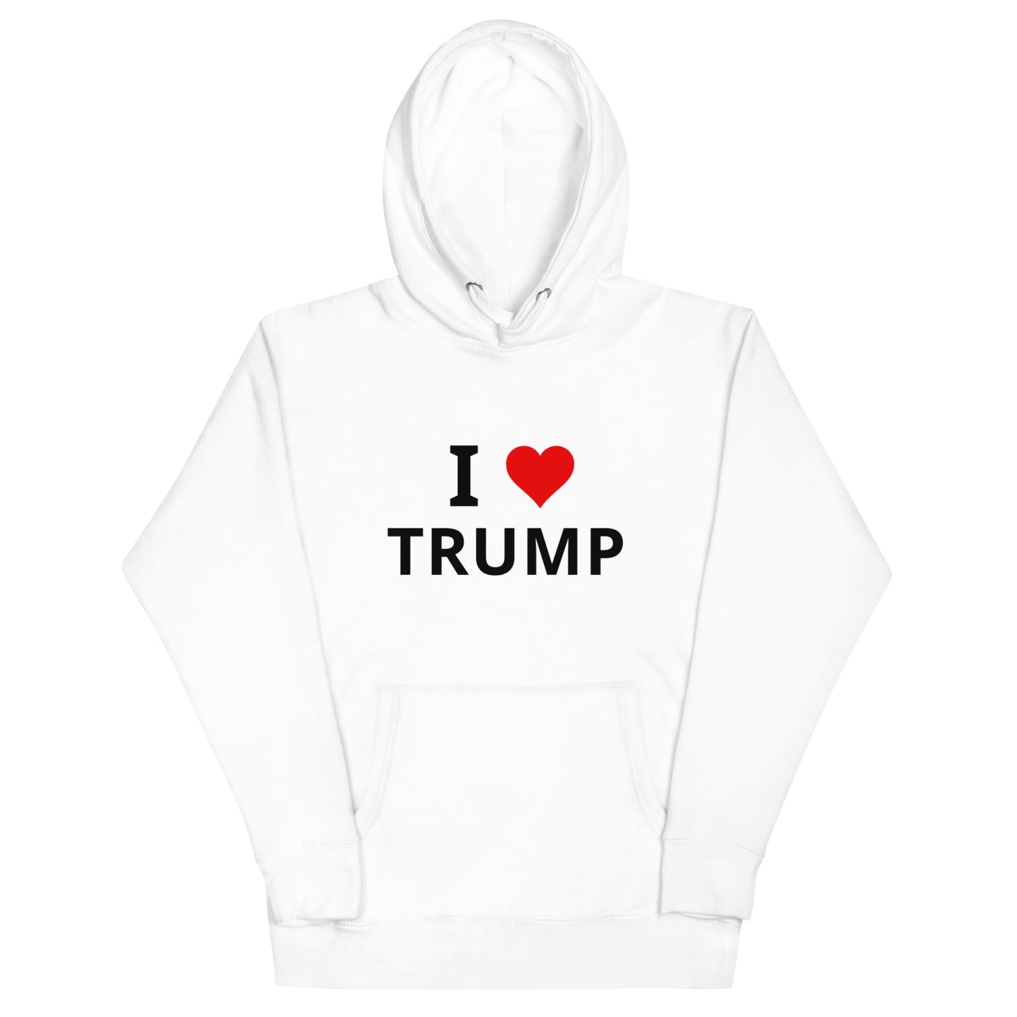 I Love Trump Classic White Hoodie