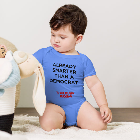 Already Smarter Than A Democrat Onesie