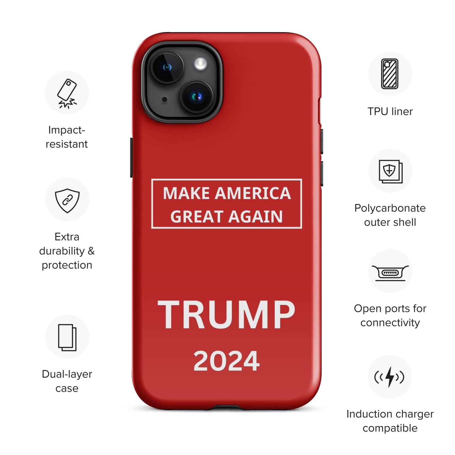 Trump 2024 Case for iPhone®