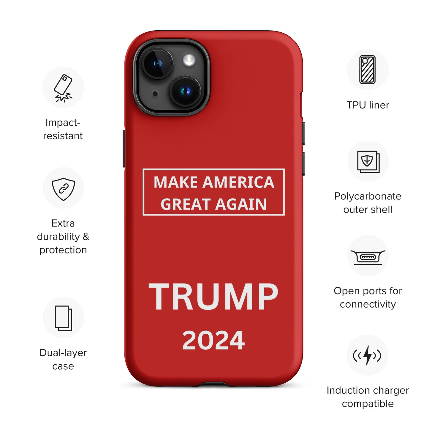 Trump 2024 Case for iPhone®