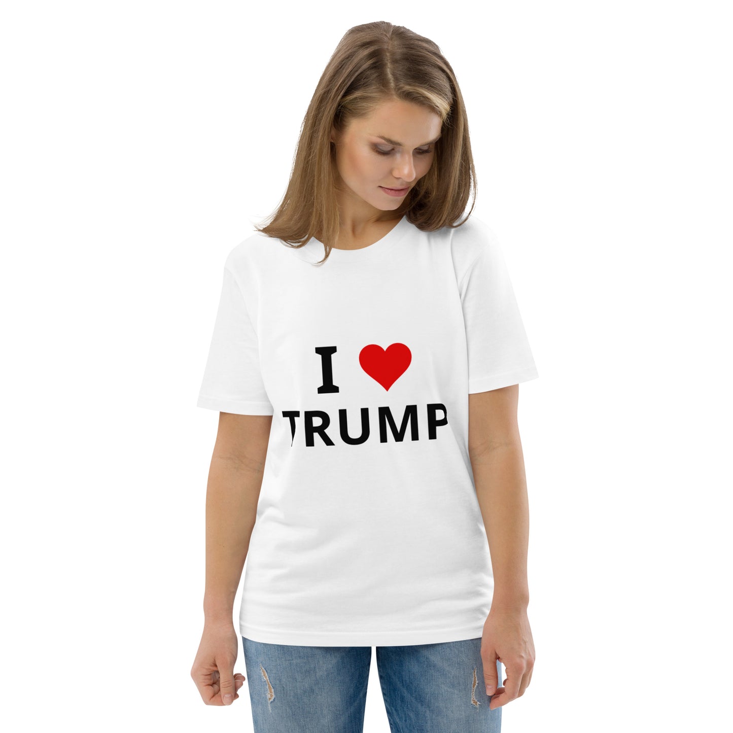 I Love Trump Classic White Tee